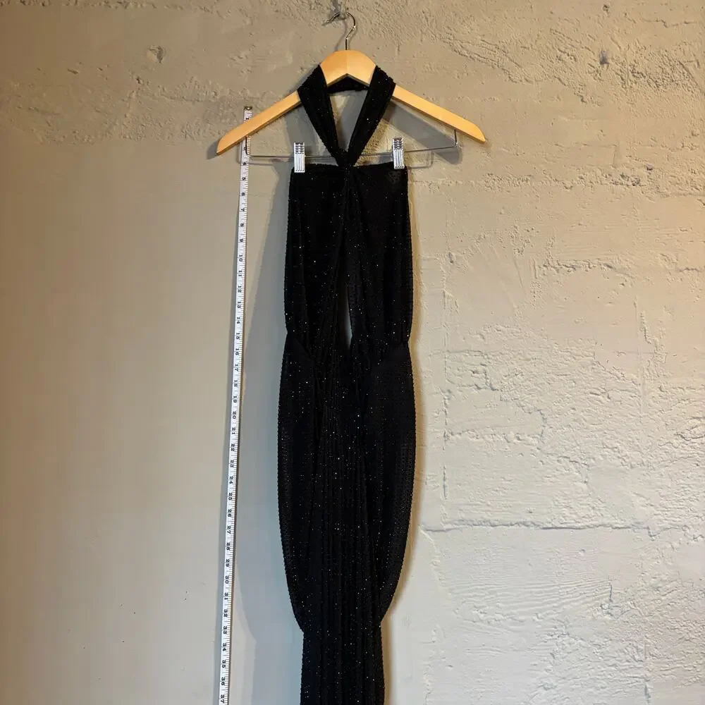 Ronny Kobo REVOLVE Katia Dress in Black Women's Small Prom Wedding Sexy - Picture 3 of 9